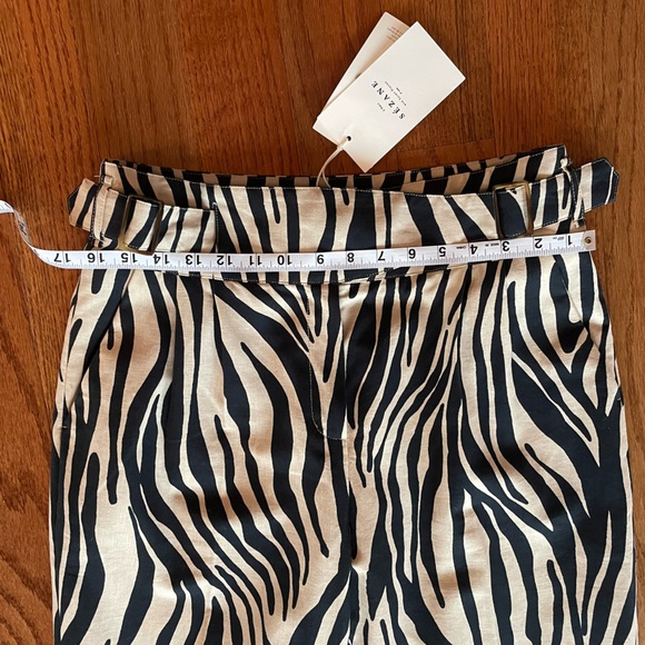 Sezane Pantalon Francky Zebre fr40 - Picture 10 of 11